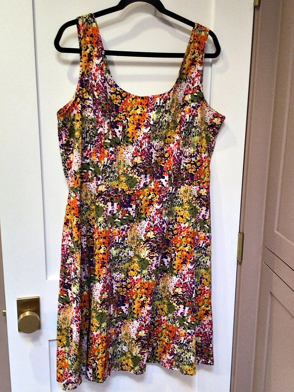 Tradition Floral Mini Dress in Multicolor Like New